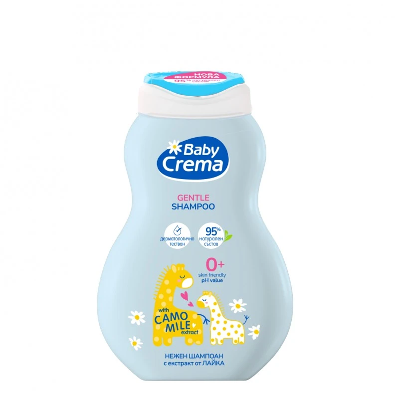 Натурален бебешки шампоан Baby Crema, Лайка, 250мл